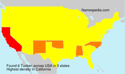 Surname Tucken in USA Surname Tucken in USA