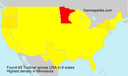 Surname Tuckner in USA Surname Tuckner in USA