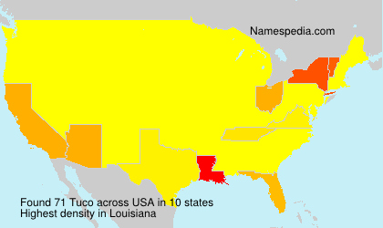 Surname Tuco in USA
