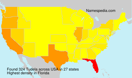 Surname Tudela in USA Surname Tudela in USA