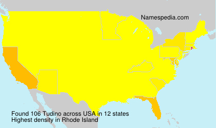 Surname Tudino in USA Surname Tudino in USA