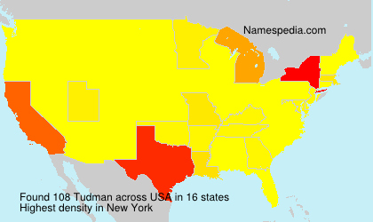 Surname Tudman in USA Surname Tudman in USA