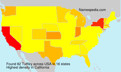 Surname Tuffley in USA Surname Tuffley in USA