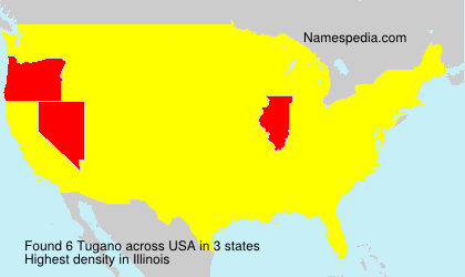 Surname Tugano in USA Surname Tugano in USA
