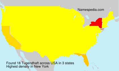 Surname Tugendhaft in USA Surname Tugendhaft in USA