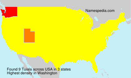 Surname Tuiala in USA Surname Tuiala in USA