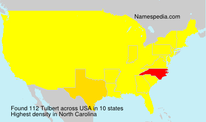 Surname Tulbert in USA Surname Tulbert in USA