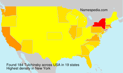 Surname Tulchinsky in USA Surname Tulchinsky in USA