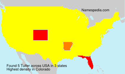 Surname Tulfer in USA Surname Tulfer in USA