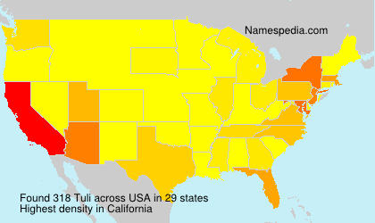 Surname Tuli in USA Surname Tuli in USA