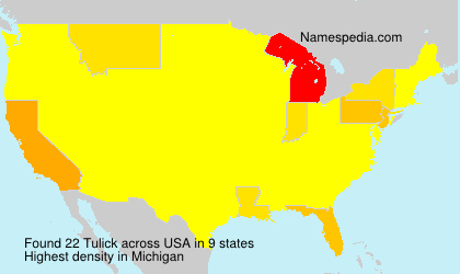 Surname Tulick in USA Surname Tulick in USA