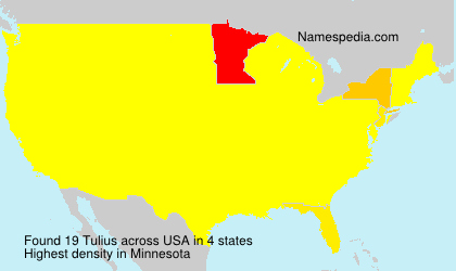 Surname Tulius in USA Surname Tulius in USA