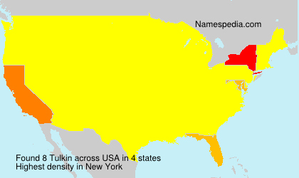 Surname Tulkin in USA Surname Tulkin in USA