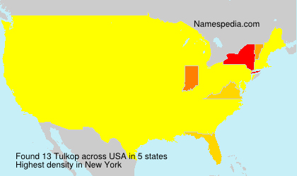 Surname Tulkop in USA Surname Tulkop in USA