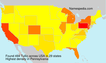 Surname Tullio in USA Surname Tullio in USA