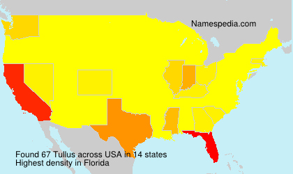 Surname Tullus in USA Surname Tullus in USA