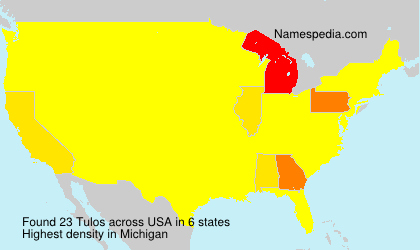 Surname Tulos in USA Surname Tulos in USA
