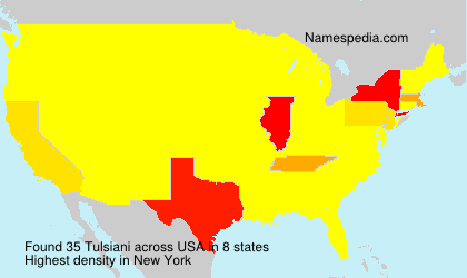 Surname Tulsiani in USA Surname Tulsiani in USA