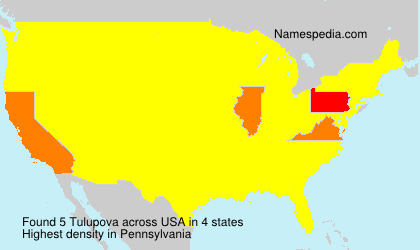 Surname Tulupova in USA Surname Tulupova in USA