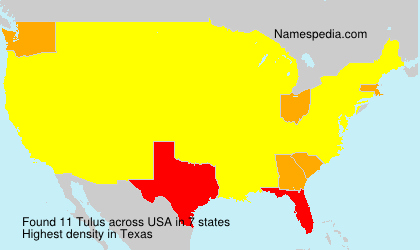 Surname Tulus in USA Surname Tulus in USA
