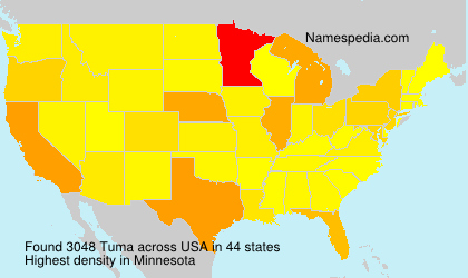Surname Tuma in USA Surname Tuma in USA