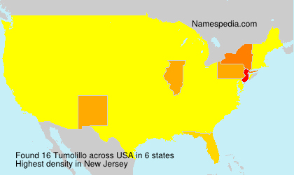 Surname Tumolillo in USA Surname Tumolillo in USA