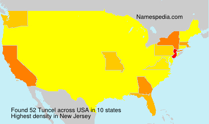 Surname Tuncel in USA Surname Tuncel in USA