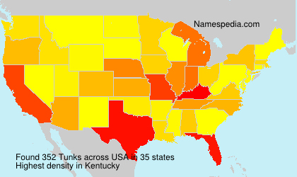 Surname Tunks in USA Surname Tunks in USA