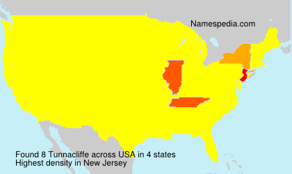 Surname Tunnacliffe in USA Surname Tunnacliffe in USA
