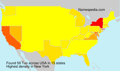 Surname Tuo in USA Surname Tuo in USA