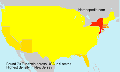 Surname Tuozzolo in USA Surname Tuozzolo in USA