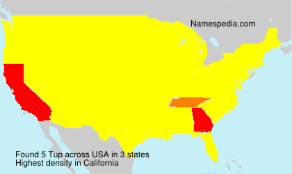 Surname Tup in USA Surname Tup in USA