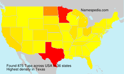 Surname Tupa in USA Surname Tupa in USA
