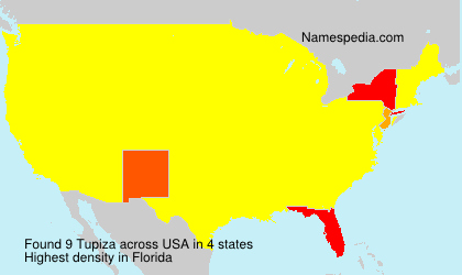 Surname Tupiza in USA Surname Tupiza in USA