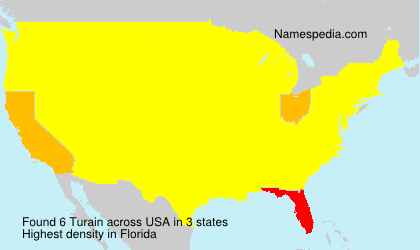 Surname Turain in USA Surname Turain in USA