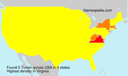 Surname Turam in USA Surname Turam in USA