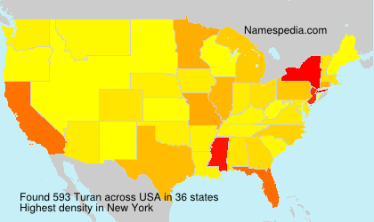 Surname Turan in USA Surname Turan in USA