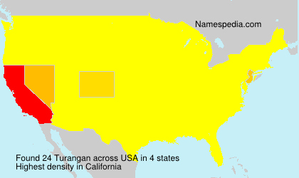 Surname Turangan in USA Surname Turangan in USA