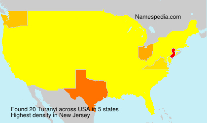 Surname Turanyi in USA Surname Turanyi in USA