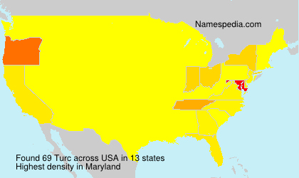 Surname Turc in USA