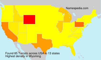 Surname Turcato in USA Surname Turcato in USA