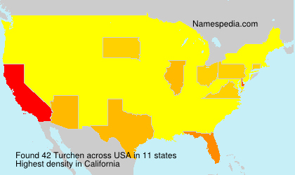 Surname Turchen in USA Surname Turchen in USA