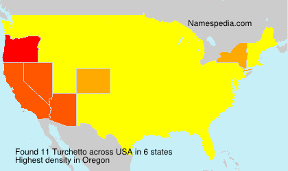 Surname Turchetto in USA Surname Turchetto in USA