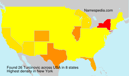 Surname Turcinovic in USA Surname Turcinovic in USA