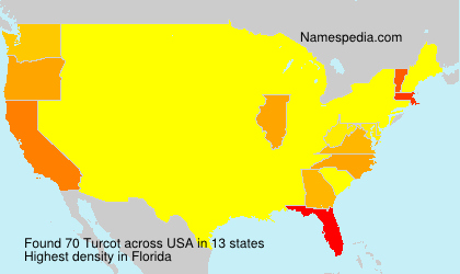 Surname Turcot in USA Surname Turcot in USA