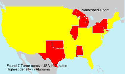 Surname Turee in USA Surname Turee in USA