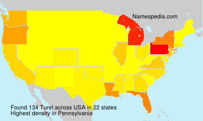 Surname Turel in USA Surname Turel in USA