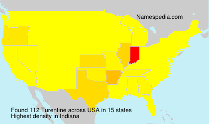 Surname Turentine in USA Surname Turentine in USA