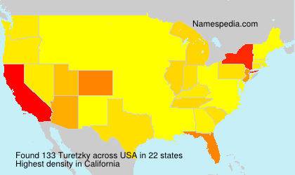 Surname Turetzky in USA Surname Turetzky in USA