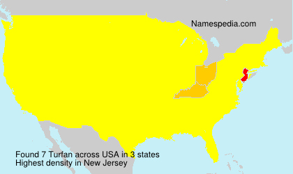 Surname Turfan in USA Surname Turfan in USA